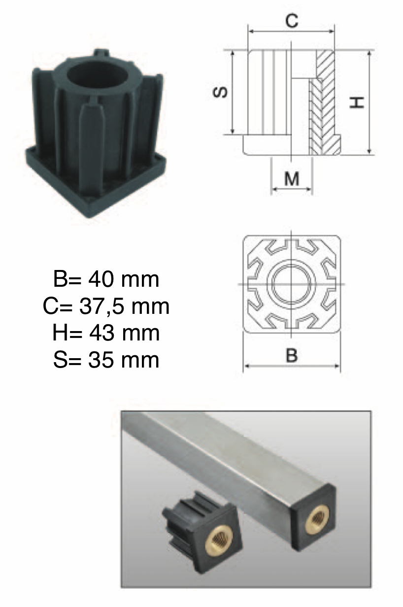 Ficha regaton 40x40